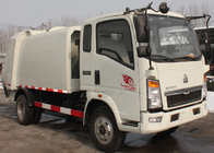 Camion della raccolta dei rifiuti dei veicoli di smaltimento dei rifiuti, camion appiattito del compattatore dei rifiuti