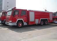 camion dei vigili del fuoco di salvataggio del Pumper della schiuma dell'acqua di 6X4 LHD