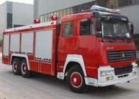 camion dei vigili del fuoco di salvataggio del Pumper della schiuma dell'acqua di 6X4 LHD