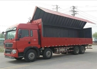 SINOTRUK HOWO T5G Wing Van Cargo Truck 8X4 12 spinge il motore Euro4 336HP dell'UOMO di LHD