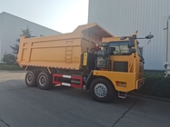 SINOTRUK Tipper Dump Truck resistente LHD con giallo di scheletro ad alta resistenza unilaterale della carrozza