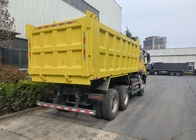 Sinotruk Tipper Dump Truck NX 6 × 4 10 Ruote Weichai 380 HP Grande vassoio
