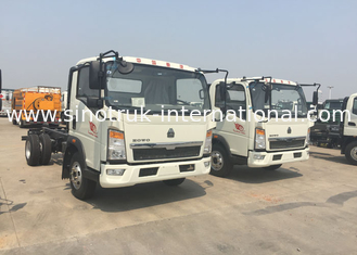 12 Tons HOWO Light Duty Commercial Trucks White Color 116HP Engine 4×2 Drive