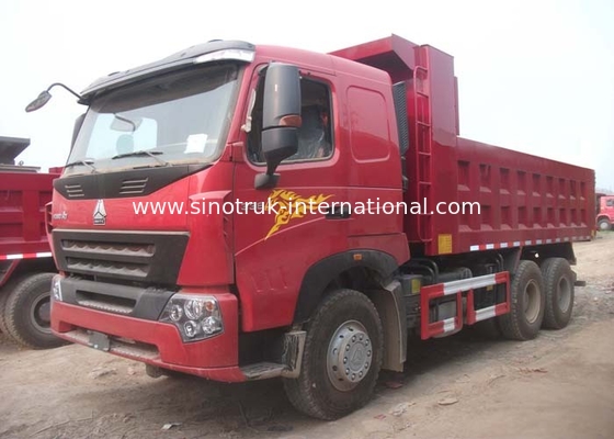 L'autocarro con cassone ribaltabile del ribaltatore SINOTRUK HOWO A7 420HP 6X4 10 spinge 25 tonnellate