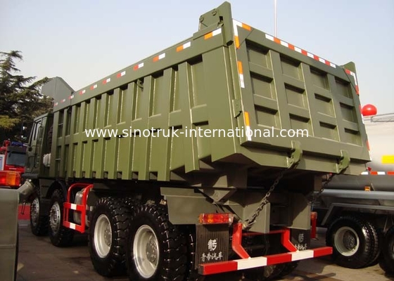 L'autocarro con cassone ribaltabile del ribaltatore SINOTRUK HOWO A7 420HP 6X4 10 spinge 25 tonnellate