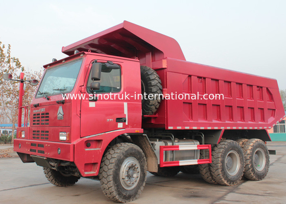 Autocarro con cassone ribaltabile estraente del ribaltatore di SINOTRUK HOWO 70 6X4 LHD 371HP 70tons ZZ5707S3640AJ