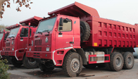 Alti autocarri con cassone ribaltabile della miniera di carbone di capacità di carico SINOTRUK 70 tonnellate con lo SGS