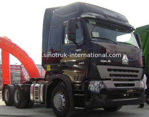 Camion del trattore della carrozza del tetto piano per il rimorchio, testa del rimorchio dell'unità del trattore 6x4