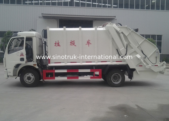 veicolo appiattito della raccolta dei rifiuti del camion del compattatore di rifiuti 5CBM