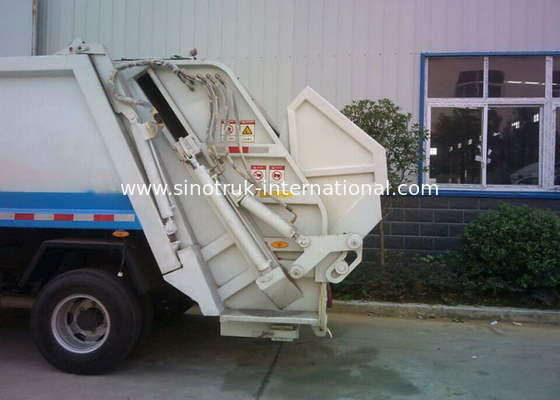 veicolo appiattito della raccolta dei rifiuti del camion del compattatore di rifiuti 5CBM