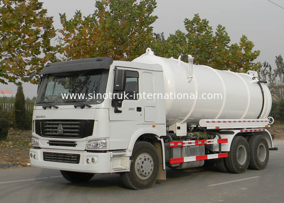 Camion basso 6X4 Euro2 336HP del pulsometro delle attrezzature per la pulizia dalla fogna del consumo di combustibile