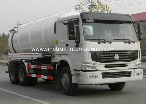 Camion resistente 6X4 Euro2 290HP, iso delle acque luride di vuoto di grande capacità