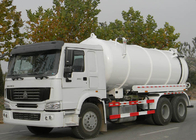 Il camion delle acque luride di vuoto di alta efficienza 17CBM LHD 336HP per pioggia urbana scaturisce