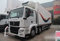 Il tipo di azionamento 8×4 35 tonnellate ha refrigerato il camion di consegna per la conservazione delle merci fresche