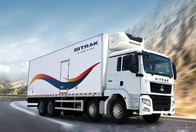 Il tipo di azionamento 8×4 35 tonnellate ha refrigerato il camion di consegna per la conservazione delle merci fresche