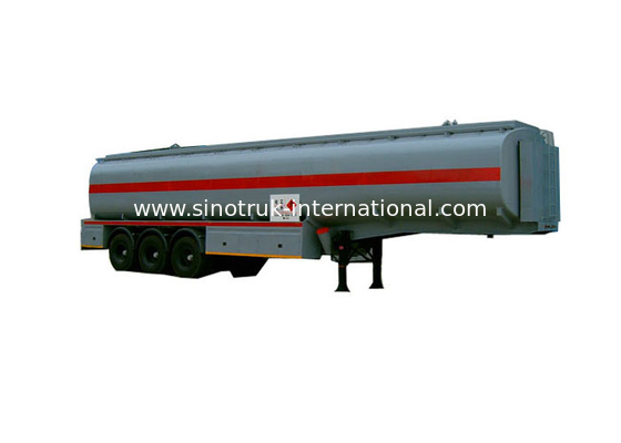 Camion cisterna cinese del combustibile del rimorchio dei semi del sistema di illuminazione di norma 24C