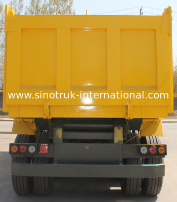 Tonnellate dei semi di side3 assi resistenti 60 - 80 del rimorchio di autocarro con cassone ribaltabile SINOTRUK