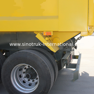 Tonnellate dei semi di side3 assi resistenti 60 - 80 del rimorchio di autocarro con cassone ribaltabile SINOTRUK