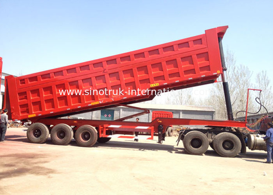Autocarro a cassone del rimorchio dei semi costruzione/di estrazione mineraria