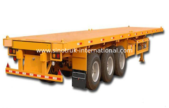 Rimorchi a base piatta dei semi di SINOTRUK 30-60 tonnellate
