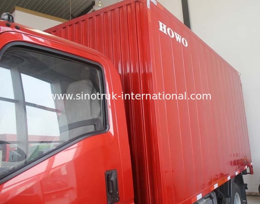 SINOTRUK HOWO 16 tonnellate di camion di bassa potenza LHD 140HP, Box Van Truck ZZ1167G3815C1