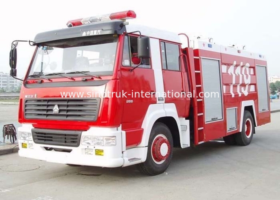 Il corpo dei vigili del fuoco di emergenza del serbatoio di acqua trasporta 12CBM su autocarro LHD 290HP con gli anti corrimani di slittamento