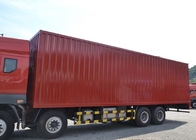 camion commerciale rosso del contenitore di carico 336HP dell'euro 2 di 8X4 LHD 30-60 tonnellate