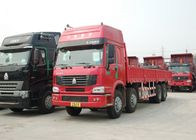 12 camion del corpo del palo del carico delle ruote LHD Euro2 336HP/camion contenitore del bestiame
