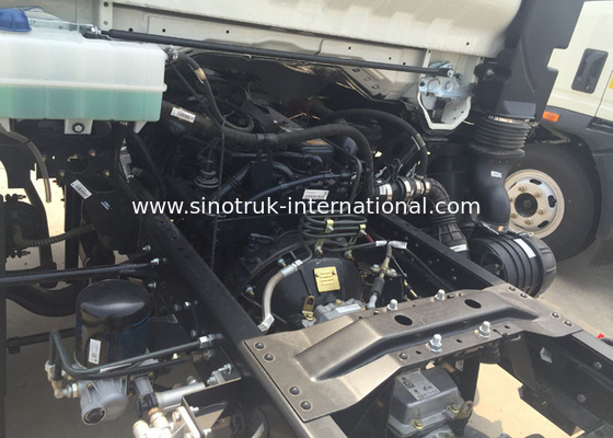 12 tonnellate di HOWO dei camion di bassa potenza dell'annuncio pubblicitario di colore 116HP di azionamento bianco del motore 4×2