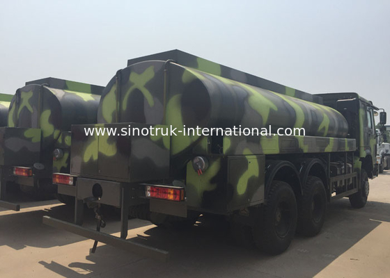 camion cisterna di combustibile militare di 336HP HOWO 16 - camion del trasporto del petrolio greggio 25CBM
