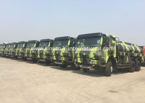 camion cisterna di combustibile militare di 336HP HOWO 16 - camion del trasporto del petrolio greggio 25CBM