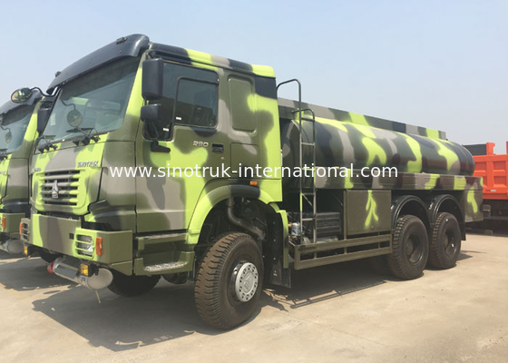 camion cisterna di combustibile militare di 336HP HOWO 16 - camion del trasporto del petrolio greggio 25CBM