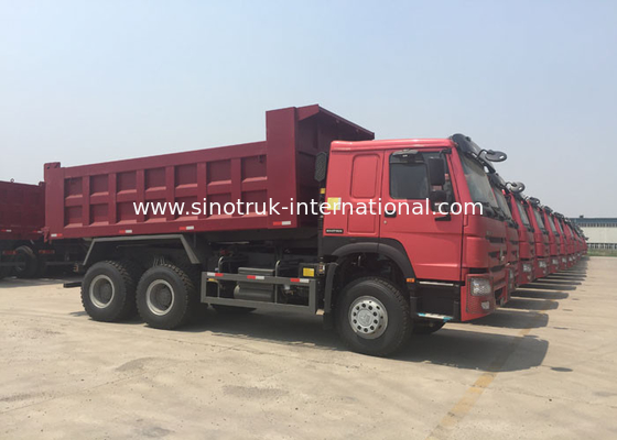 Autocarro con cassone ribaltabile del ribaltatore di SINOTRUK HOWO 10 - 25CBM con giocatore di Seat della sospensione dell'aria il MINI