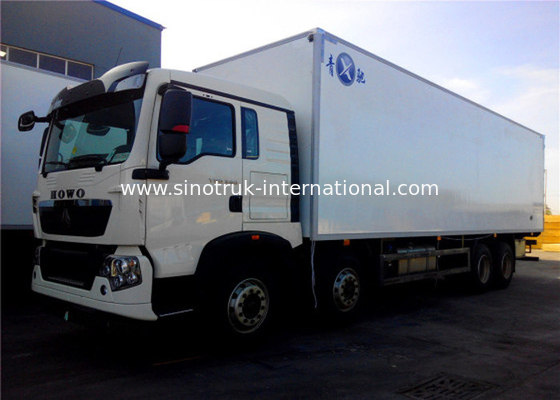 Gli alimenti congelati ad alta resistenza RHD 8×4 hanno refrigerato i camion ed i furgoni a basso rumore 40 tonnellate