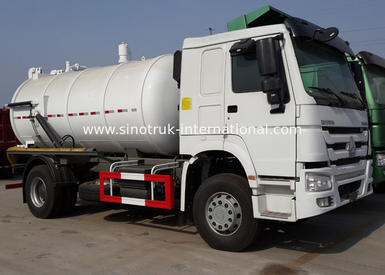 Camion 8-12CBM RHD 4X2, camion di aspirazione delle acque luride di impresa di risanamento dei rifiuti liquidi