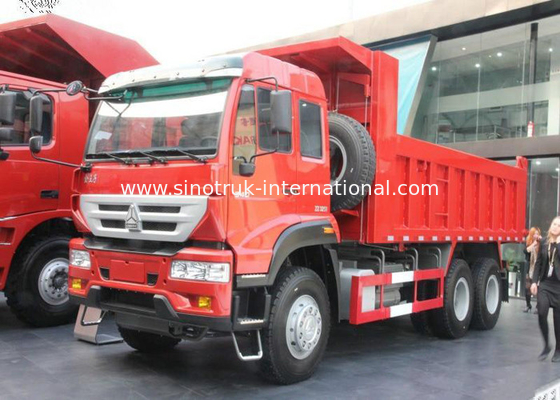 30 - 40 tonnellate di 6X4 LHD del ribaltatore di autocarro con cassone ribaltabile con il cilindro idraulico di sollevamento anteriore 10-25CBM