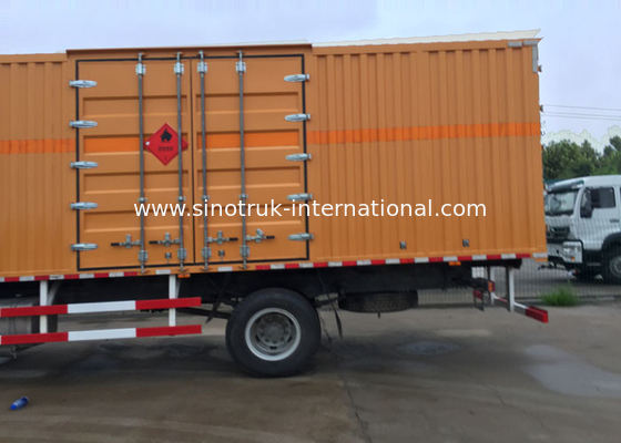 Veicolo del camion dell'euro 2 di Van Cargo Truck SINOTRUK HOWO 4X2 LHD di alta sicurezza