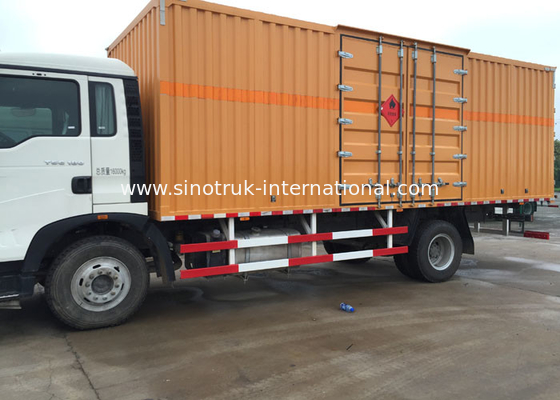 Veicolo del camion dell'euro 2 di Van Cargo Truck SINOTRUK HOWO 4X2 LHD di alta sicurezza