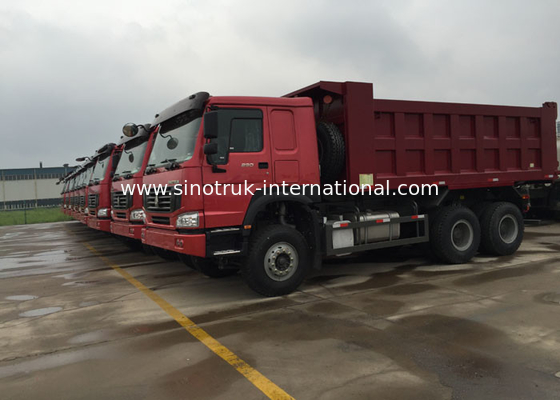 Sollevamento anteriore del motore 336HP HYVA dell'euro 2 dell'autocarro con cassone ribaltabile del ribaltatore di LHD 6X4 SINOTRUK HOWO