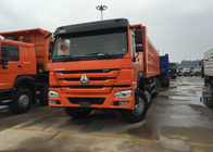Capacità di carico arancio delle ruote LHD di HP 12 dell'autocarro con cassone ribaltabile di Sinotruk Howo 371 alta