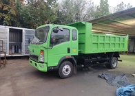 Acciaio ad alta resistenza verde di Tipper Dump Truck Howo 116hp