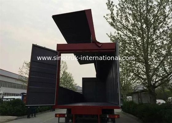 veicoli industriali di capacità di carico del carico di 8X4 LHD Wing Van Cargo Truck grandi