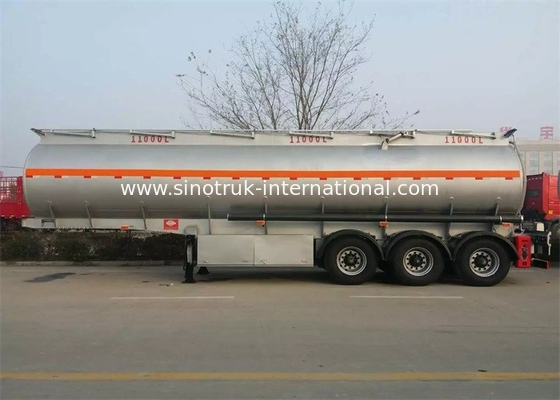 CIMC tri rimorchi dei semi del camion cisterna del combustibile dell'asse 50 - 80 tonnellate per olio di trasporto