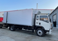 Consumo di energia basso di HOWO 4×2 5-10 Ton Small Refrigerated Box Truck