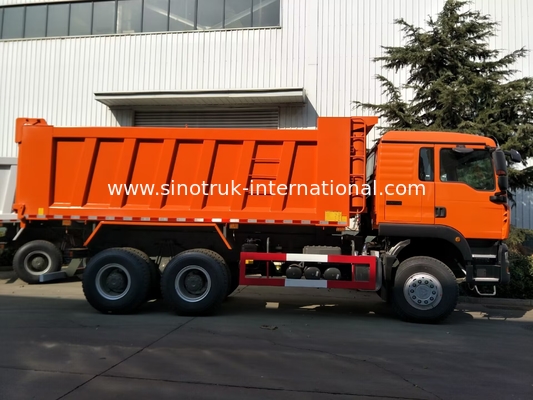 Tramonto ZZ3257N384GB1 arancio di Sinotruk 371HP TXcab dell'autocarro con cassone ribaltabile di HOWO