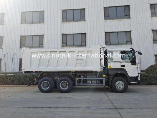 SINOTRUK Howo Tipper Dump Truck LHD 6X4 371HP nel colore bianco