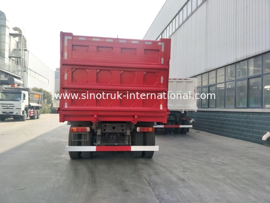 Autocarri con cassone ribaltabile rosso di HOWO SINOTRUK 10 - carico cubico 25 del tester 25 - 40t ZZ3257N3847A