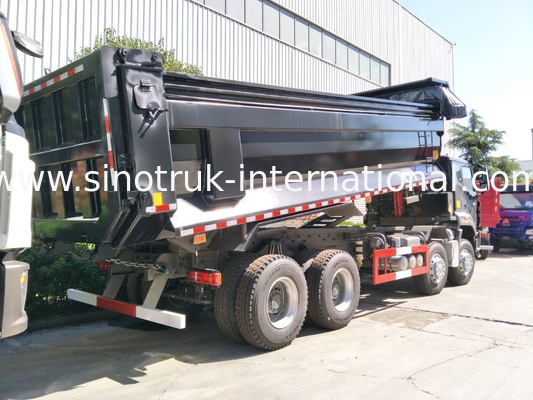 Ruote N7 nero ZZ3317V386JB1R di Sinotruk HOWO Tipper Dump Truck 8X4 371hp 12