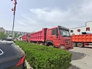 SINOTRUK HOWO Tipper Dump Truck RHD 6×4 336HP nel colore rosso