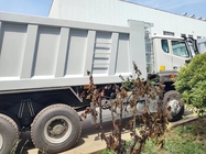 Ruote alte di Tipper Dump Truck LHD 6×4 10 di bianco di cavalli vapore 400HP HOWO